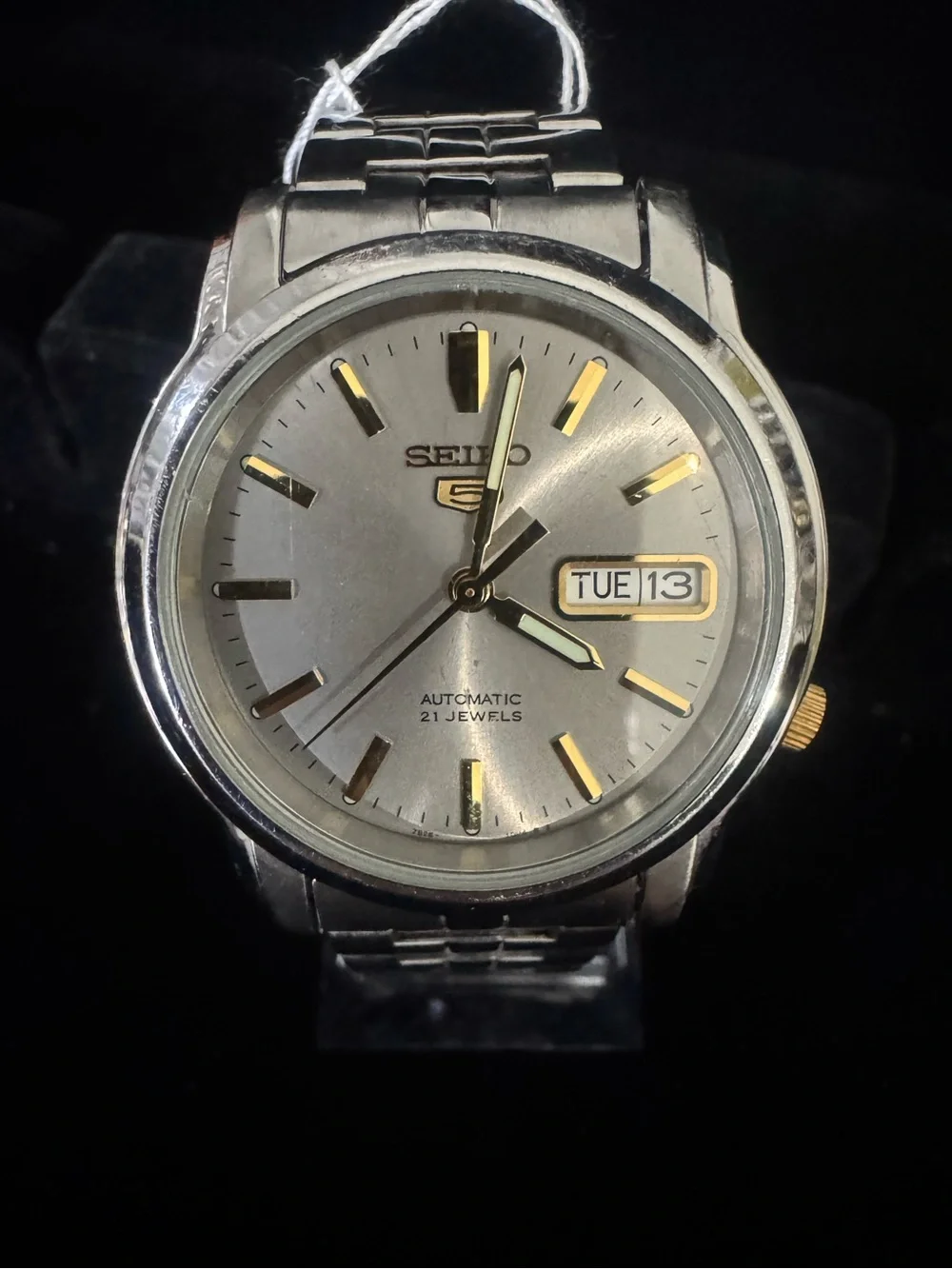 Seiko Silver and Gold Two-Tone Automatic Watch